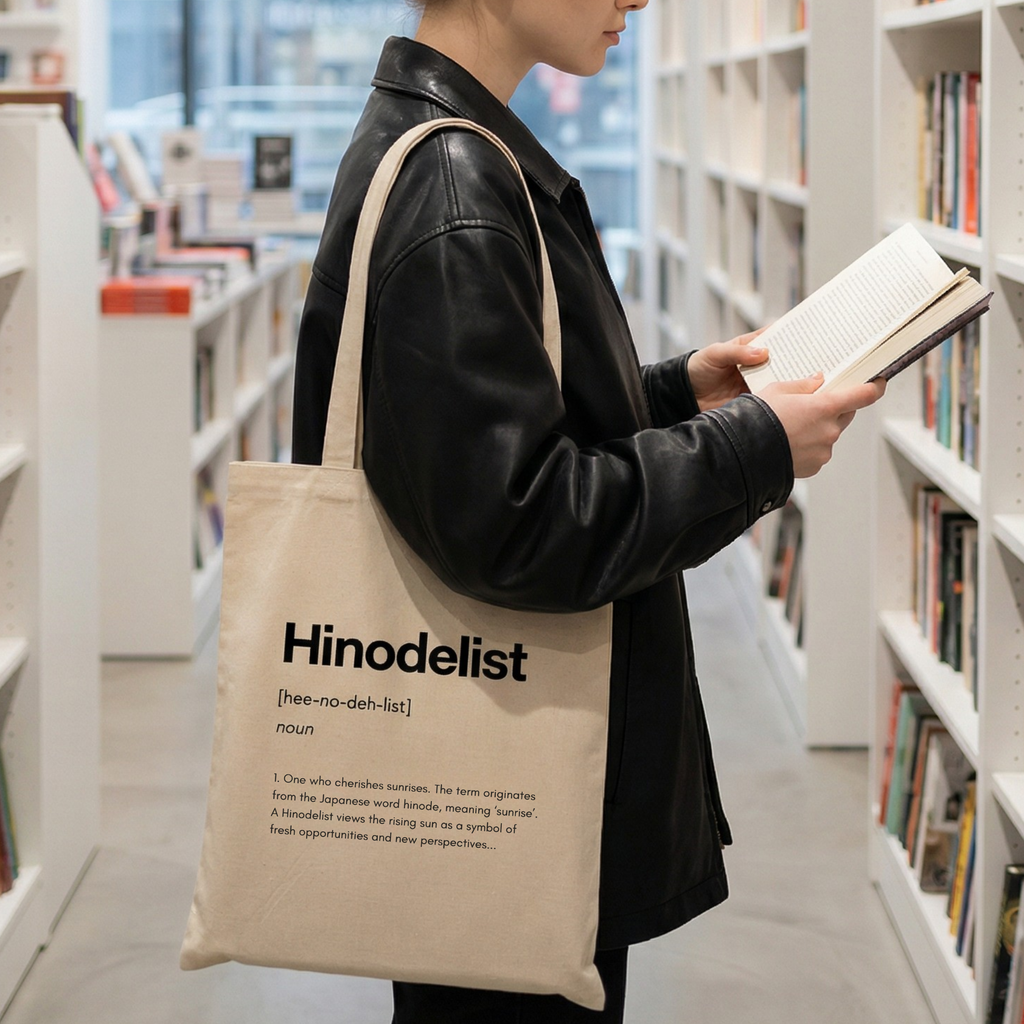 Платнена чанта „ Hinodelist“ 🌅