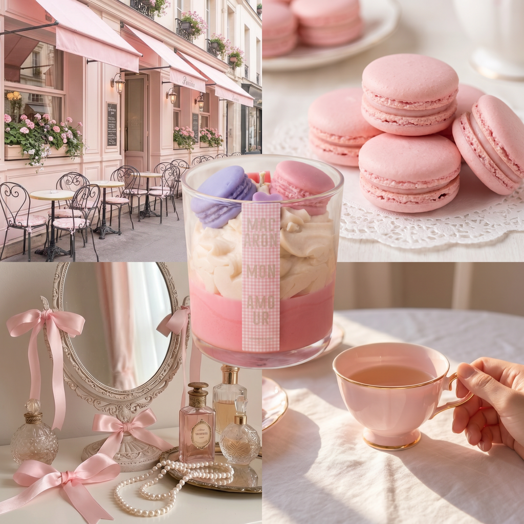Соева свещ - Macaron Mon Amour 🎀